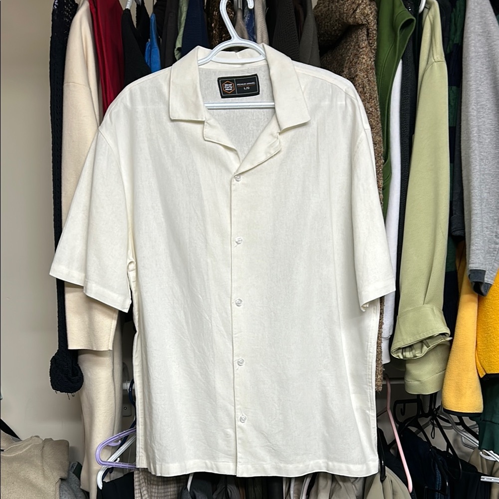 West Forty Nine White Short Sleeve Shirt